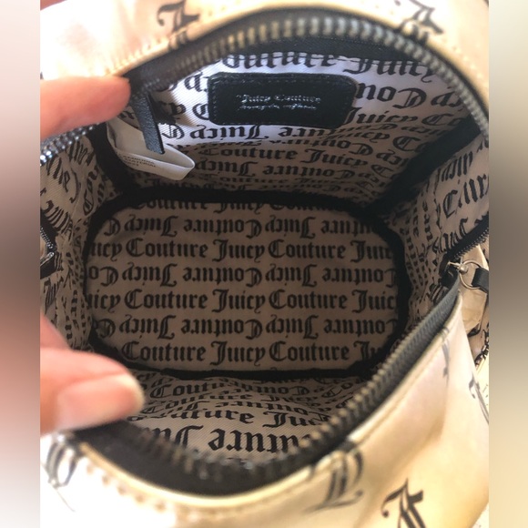 Juicy Couture Gold with Rainbow Hue Small Backpack NWT - Picture 6 of 7